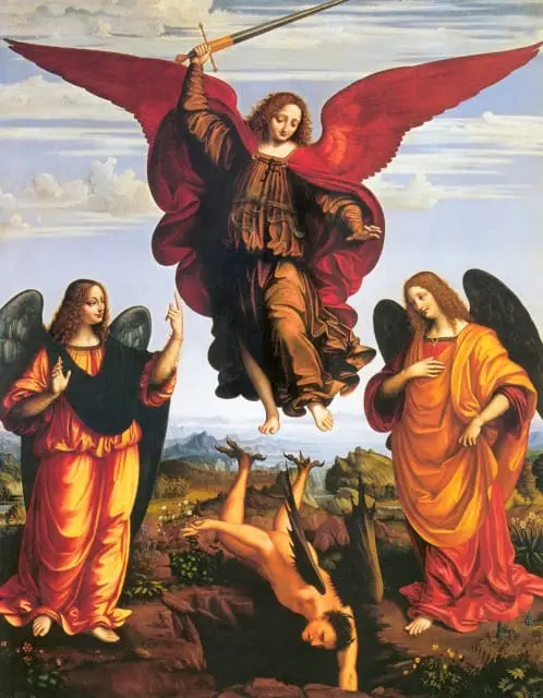 St. Michael casting the devil into hell