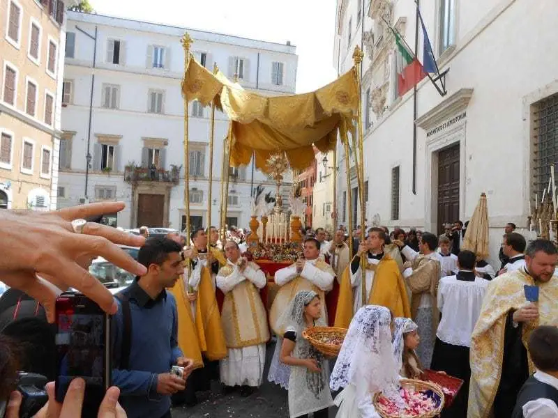 Outdoor Eucharisitic Procession