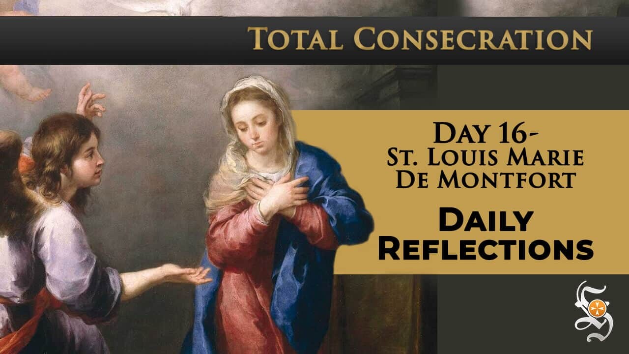 Total Consecration: Day 16 – St. Louis Marie de Montfort – Daily Reflection