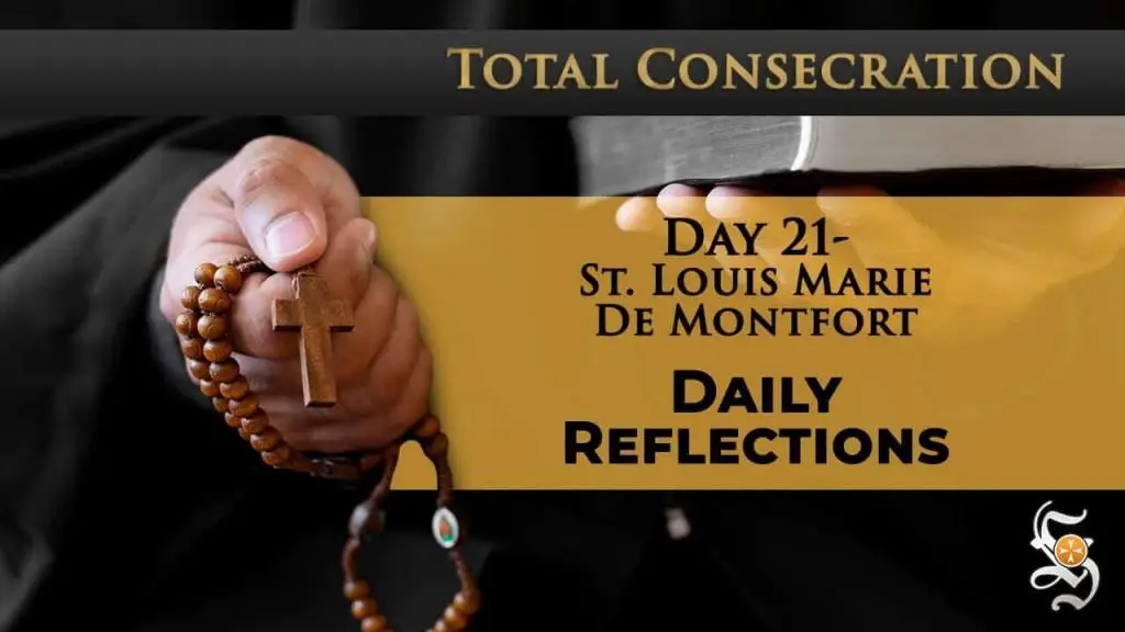 Day 21 - St. Louis Marie de Montfort