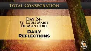 Day 24 - St. Louis Marie de Montfort