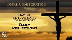 Day 30 - St. Louis Marie de Montfort