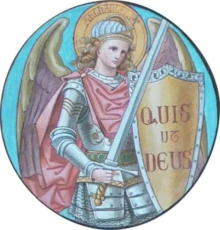 St. Michael with a shield