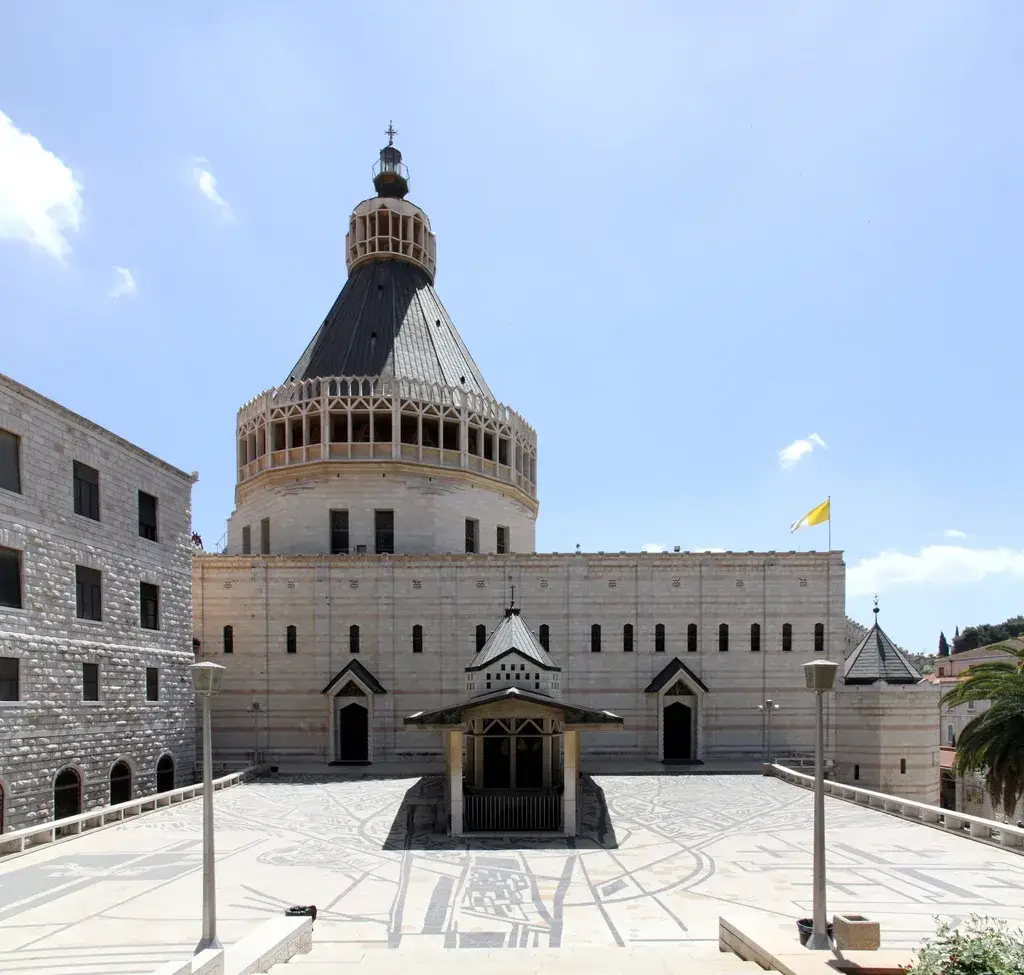 The Basilica of the Annunciation in Nazareth, the Catholic church built over the grotto of Mary's home