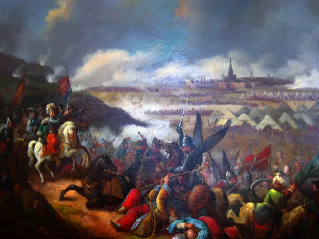 Jan Krzysztof Damel’s painting of the Christian coalition at the Battle of Vienna in 1683